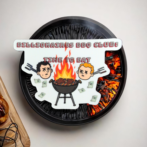 Billionaire BBQ Club sticker