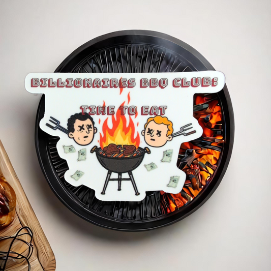 Billionaire BBQ Club sticker