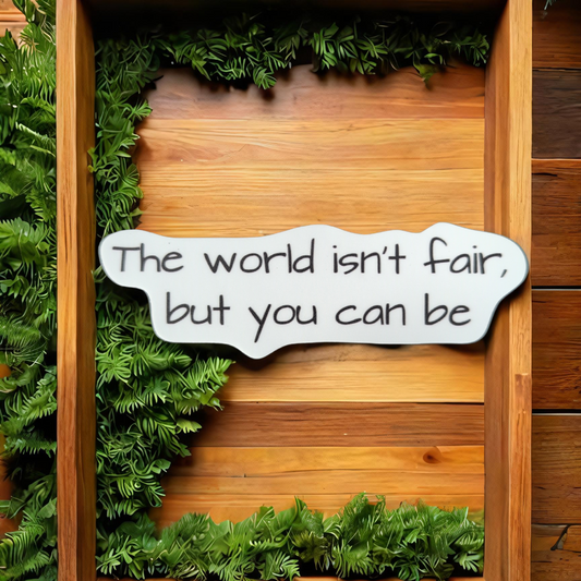 The World and Fairness sticker