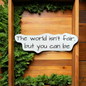 The World and Fairness sticker